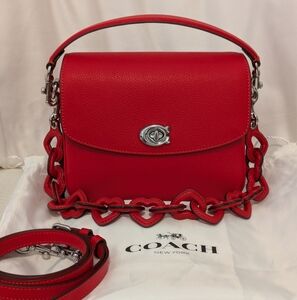 Coach Cassie 19 Bag With Heart Strap (Sports Red)